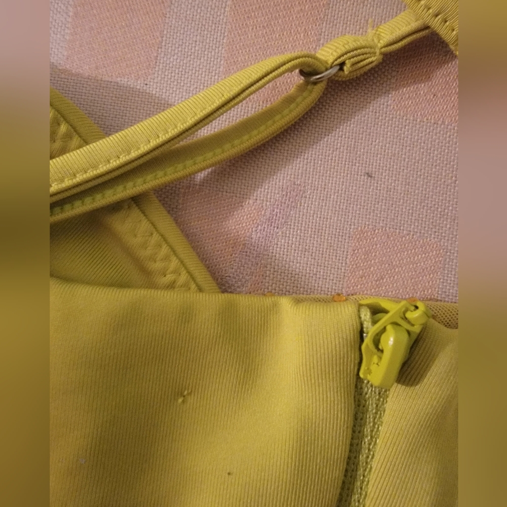 Oh Polly Cahuilla Hills Rhine Stone Mesh Bralet in Lime - Picture 6 of 9